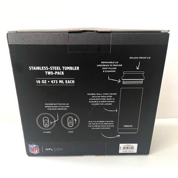 🧡NEW Igloo Browns NFL Stainless Steel Cans - Picture 6 of 7